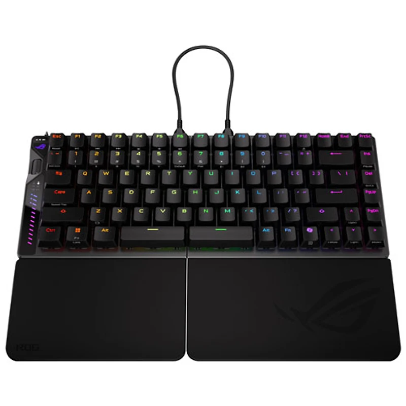 Clavier de jeu divisé à 75 % Bluetooth M703 ROG Falcata d'ASUS - Noir