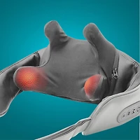 HoMedics Cordless Shiatsu Neck & Shoulder Massager with Heat (NMS-275H-CA) - Grey