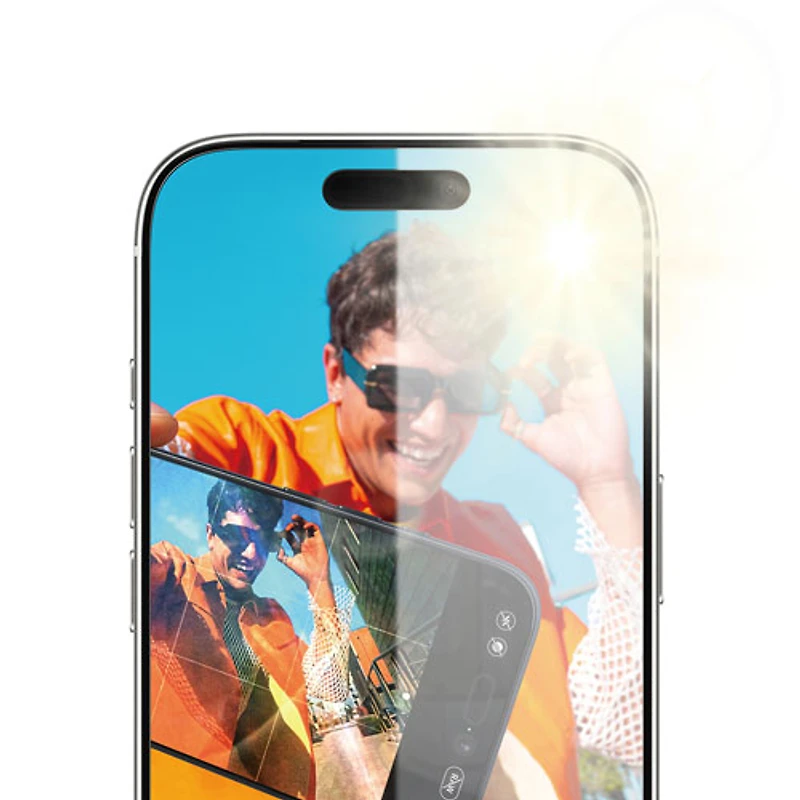 Protecteur d'écran en verre antireflet de PanzerGlass pour iPhone 17 Pro