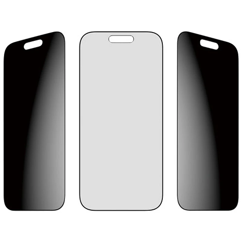 Protecteur d'écran en verre de confidentialité double sens de PanzerGlass pour iPhone 17/ Pro