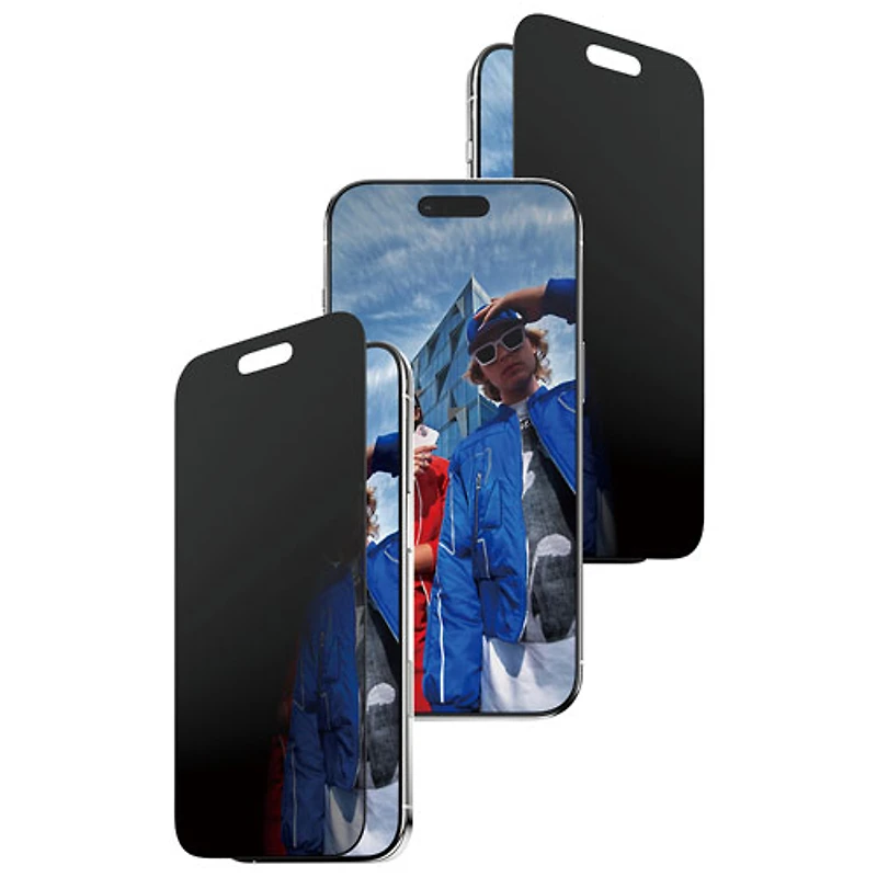 Protecteur d'écran en verre de confidentialité double sens de PanzerGlass pour iPhone Air