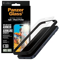 Protecteur d'écran en verre antireflet de PanzerGlass pour iPhone 17 Pro Max