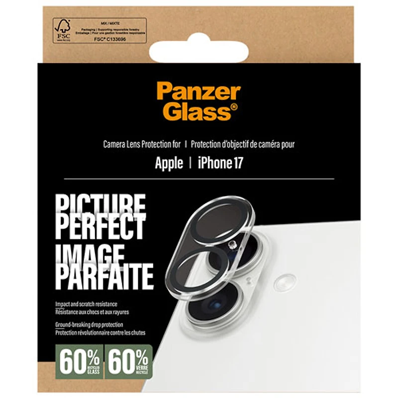 Protecteur d'objectif PicturePerfect de PanzerGlass pour iPhone 17
