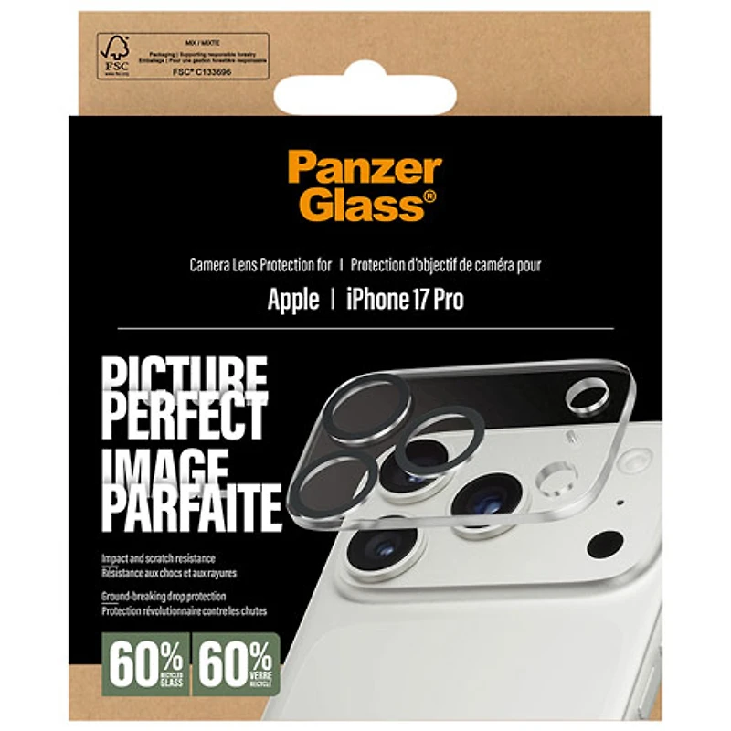 Protecteur d'objectif PicturePerfect de PanzerGlass pour iPhone 17 Pro
