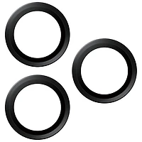 Protecteur d'objectif en métal noir Hoops de PanzerGlass pour iPhone 17 Pro/17 Pro Max