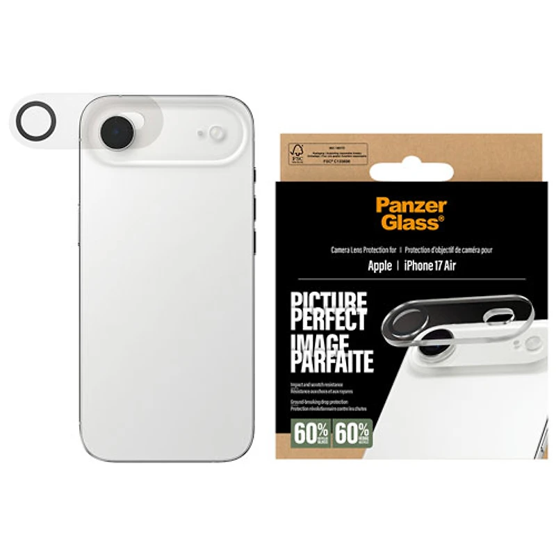 Protecteur d'objectif PicturePerfect de PanzerGlass pour iPhone Air