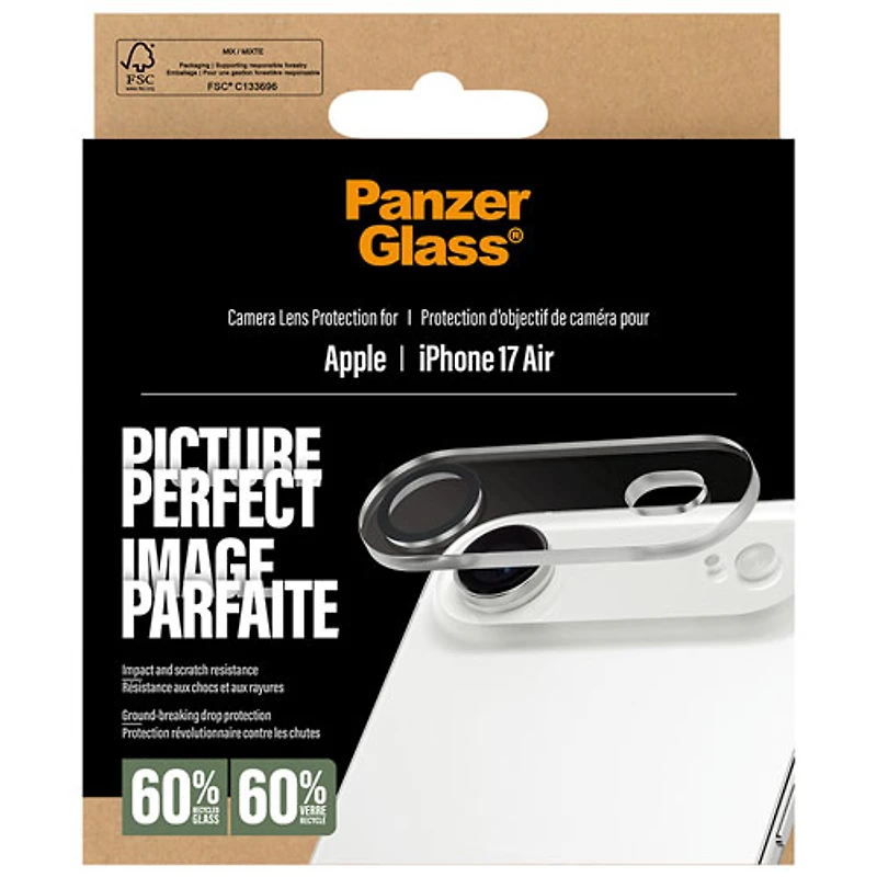 Protecteur d'objectif PicturePerfect de PanzerGlass pour iPhone Air