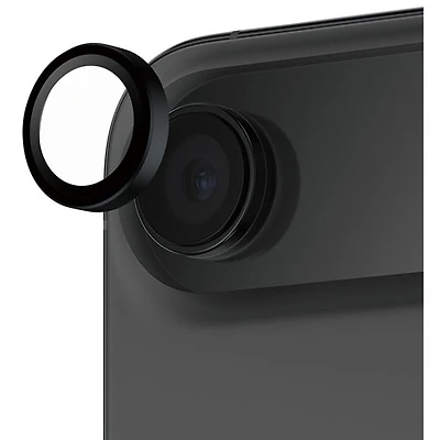 Protecteur d'objectif en métal noir Hoops de PanzerGlass pour iPhone Air