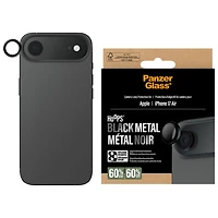 Protecteur d'objectif en métal noir Hoops de PanzerGlass pour iPhone Air