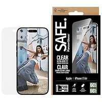 Protecteur d'écran en verre ultralarge SAFE de PanzerGlass pour iPhone Air