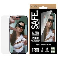 Protecteur d'écran en verre ultralarge SAFE de PanzerGlass pour iPhone 17 Pro Max