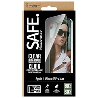 Protecteur d'écran en verre ultralarge SAFE de PanzerGlass pour iPhone 17 Pro Max