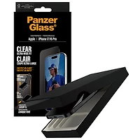 Protecteur d'écran en verre ultralarge de PanzerGlass pour iPhone 17/ Pro