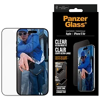 Protecteur d'écran en verre ultralarge de PanzerGlass pour iPhone Air