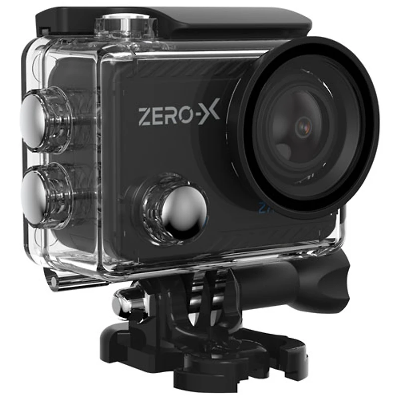 Zero-X Waterproof 4K UHD Sports & Helmet Camera with Touchscreen Display - Only at Best Buy