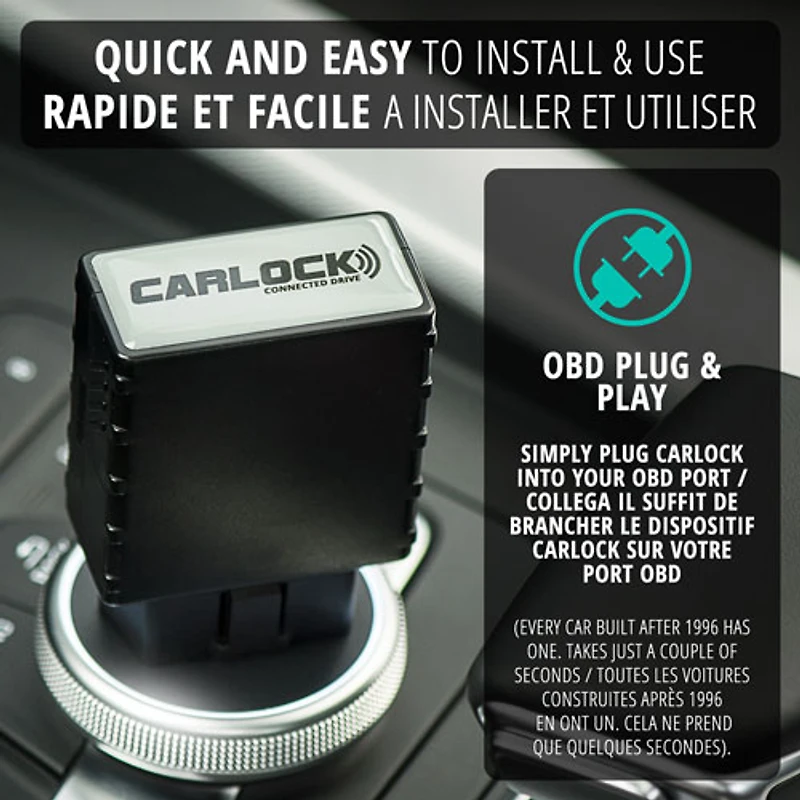 Dispositif de repérage et de sécurité pour véhicule CarLock OBD
