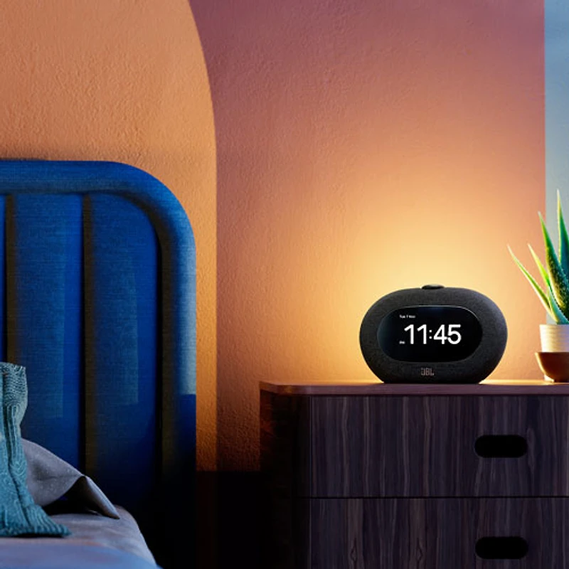 Radio-réveil haut-parleur Bluetooth avec radio FM Horizon 3 de JBL - Noir