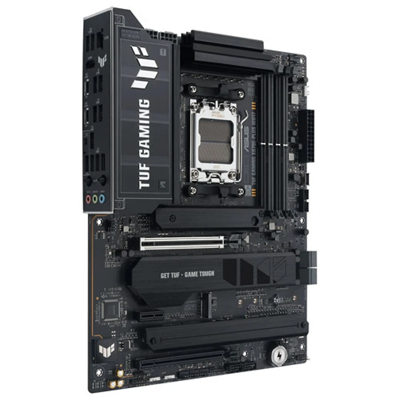 Carte mère DDR5 AM5 Wi-Fi 7 TUF GAMING X870E-PLUS d'ASUS pour processeurs Ryzen 9000 d'AMD