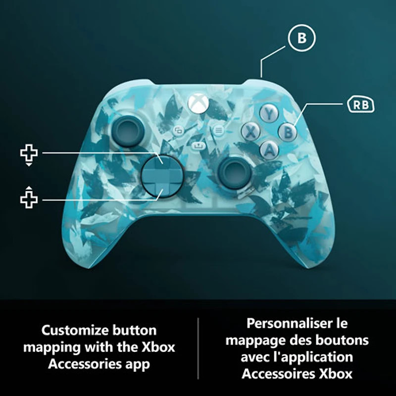 Manette sans fil Xbox pour Xbox Series X|S/Xbox One/PC - Édition spéciale Ice Breaker