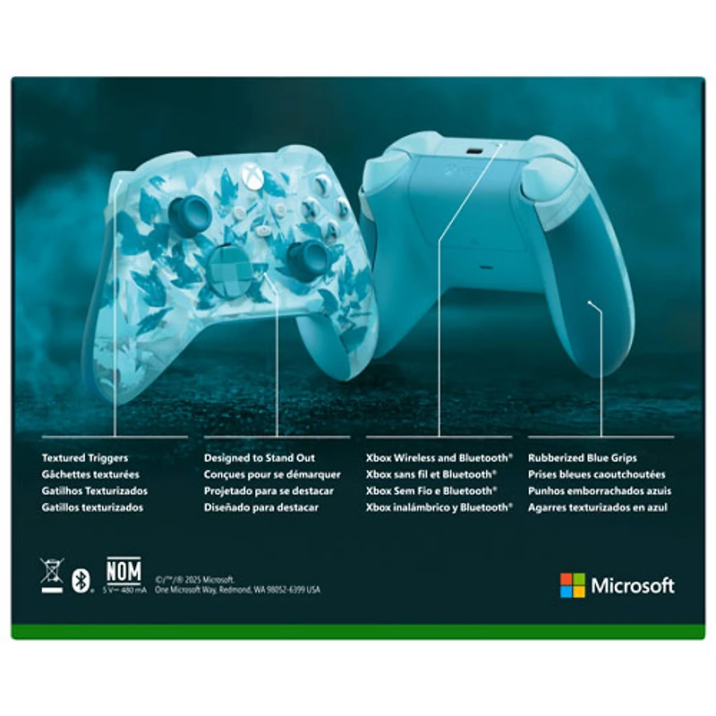 Manette sans fil Xbox pour Xbox Series X|S/Xbox One/PC - Édition spéciale Ice Breaker