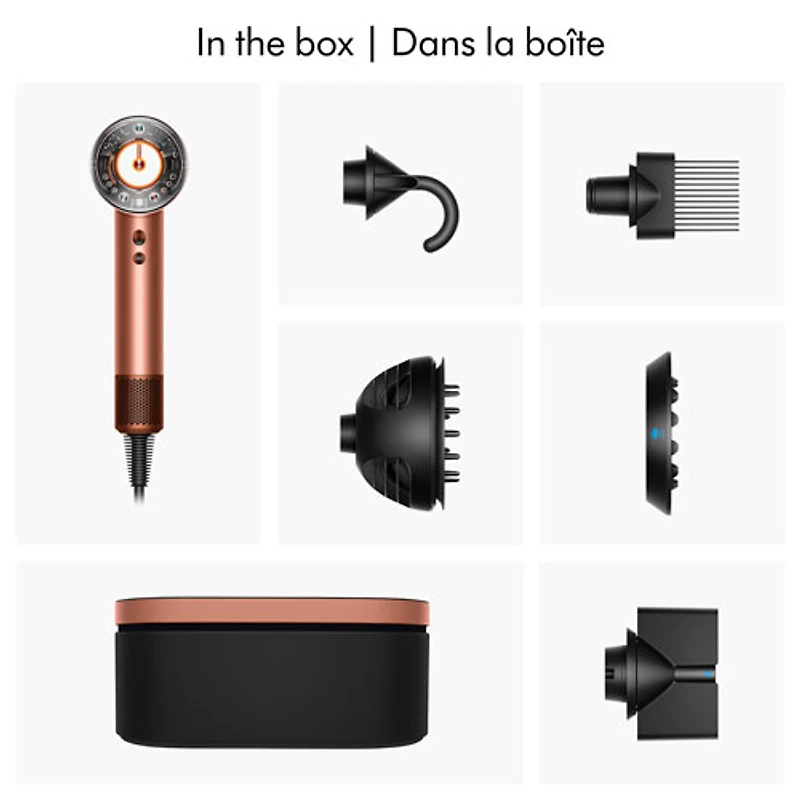 Sèche-cheveux Supersonic Nural de 1600 W de Dyson - Édition spéciale - Soie ambrée