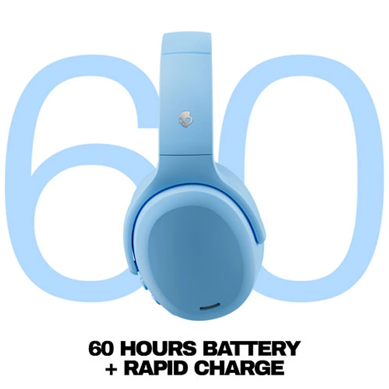 Casque d'écoute Bluetooth à suppression du bruit Crusher ANC 2 de Skullcandy - Bleu