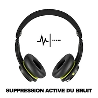 Casque d'écoute Bluetooth à suppression du bruit Icon ANC de Skullcandy - Noir