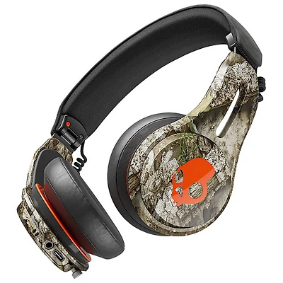 Skullcandy Icon ANC APX On-Ear Noise Cancelling Bluetooth Headphones - Black/Orange