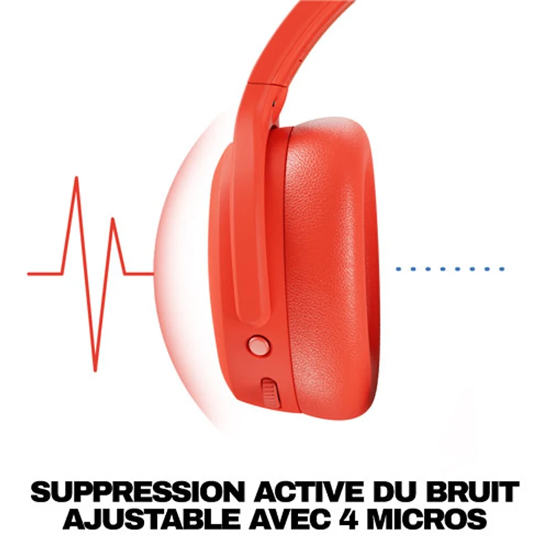 Casque d'écoute Bluetooth à suppression du bruit Crusher ANC 2 de Skullcandy - Plasma