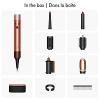 Sèche-cheveux et séchoir coiffant Airwrap i.d. de Dyson - Cheveux droits et ondulés - Édition spéciale - Soie ambrée
