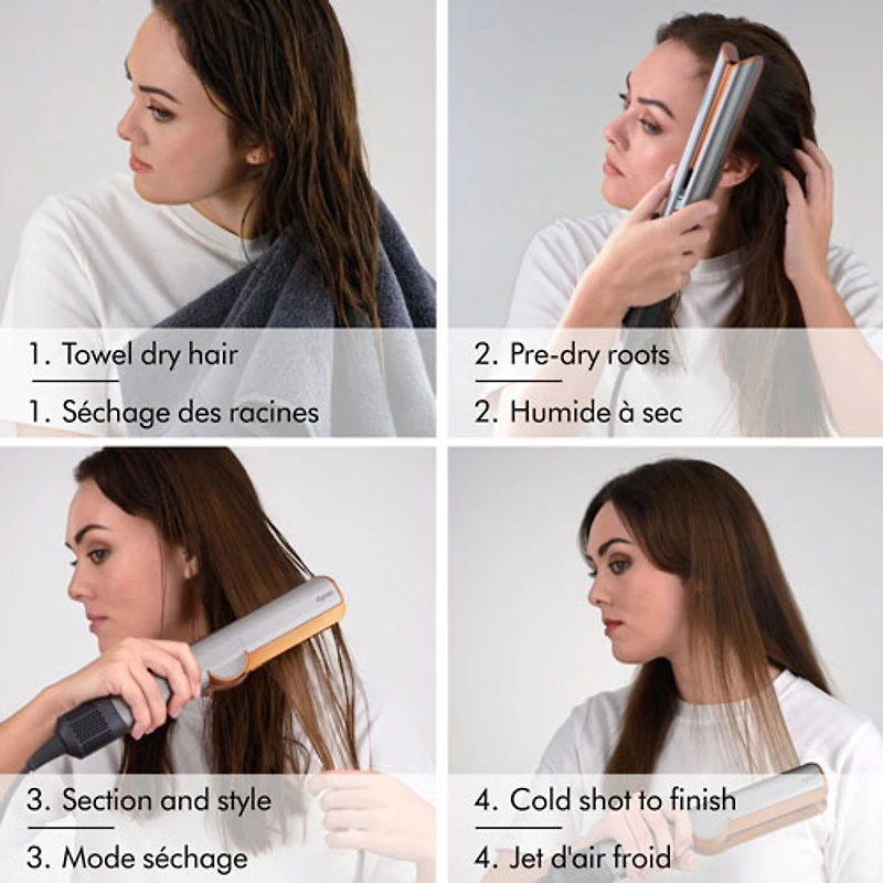 Dyson Airstrait Hair Straightener - Special Edition - Amber Silk