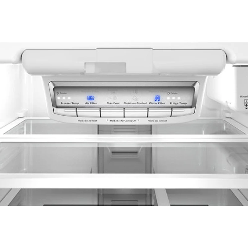 Kitchenaid 30" 19.7 Cu. Ft. French Door Refrigerator with Water Dispenser (KRFF330SPS) - PrintShield Stainless