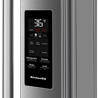Kitchenaid 36" 30.5 Cu. Ft. French Door Refrigerator with Water Dispenser (KRFF336SPS) - PrintShield Stainless