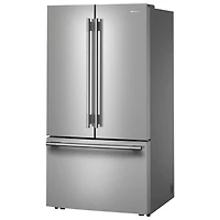 Kitchenaid 36" 30.5 Cu. Ft. French Door Refrigerator with Water Dispenser (KRFF336SPS) - PrintShield Stainless