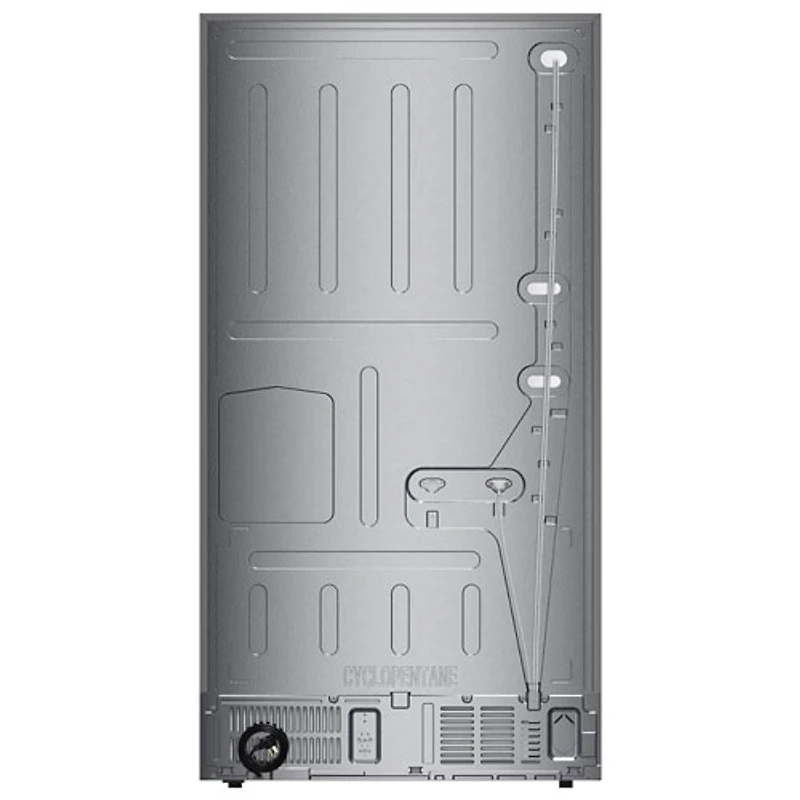 Kitchenaid 36" 30.5 Cu. Ft. French Door Refrigerator with Water Dispenser (KRFF336SPS) - PrintShield Stainless