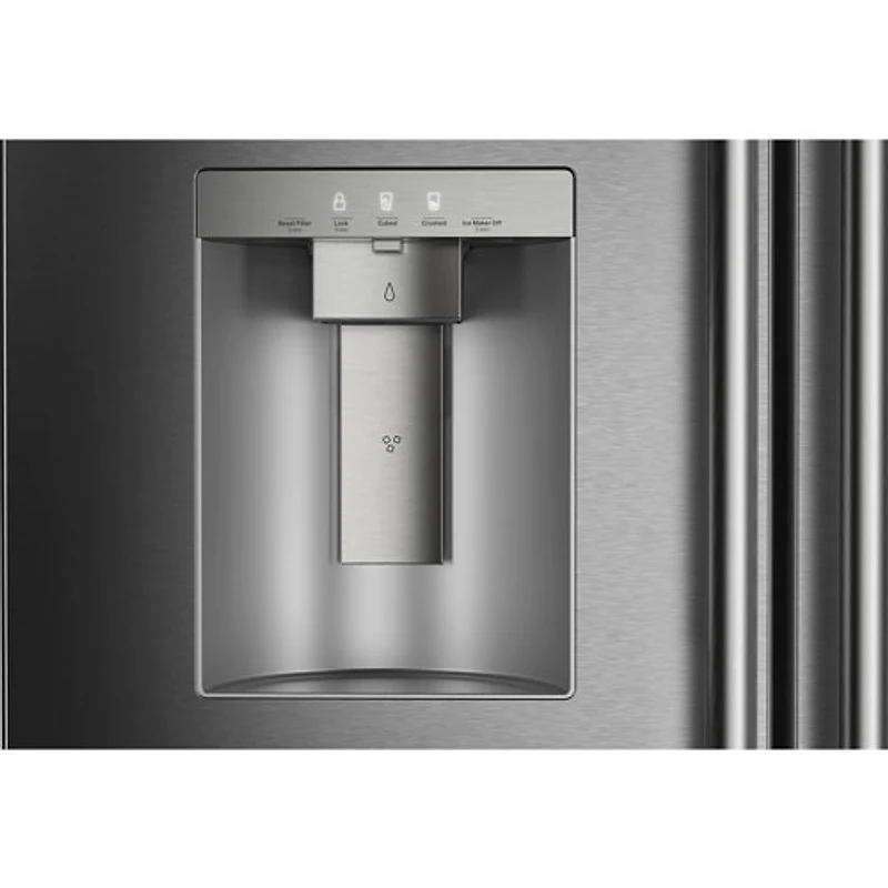 Kitchenaid 36" 30 Cu. Ft. French Door Refrigerator with Water Dispenser (KRFF436SPS) - PrintShield Stainless