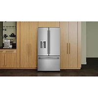 Kitchenaid 36" 30 Cu. Ft. French Door Refrigerator with Water Dispenser (KRFF436SPS) - PrintShield Stainless