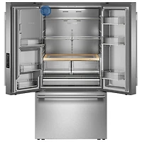 Kitchenaid 36" 30 Cu. Ft. French Door Refrigerator with Water Dispenser (KRFF436SPS) - PrintShield Stainless