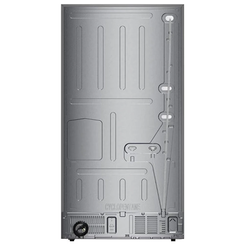 Kitchenaid 36" 30 Cu. Ft. French Door Refrigerator with Water Dispenser (KRFF436SPS) - PrintShield Stainless