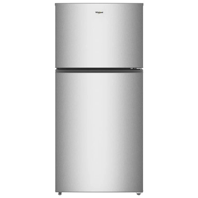 Whirlpool 30" 19.3 Cu. Ft. Top Freezer Refrigerator (WRTX5419SZ) - Fingerprint-Resistant Stainless Finish
