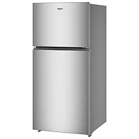 Whirlpool 30" 19.3 Cu. Ft. Top Freezer Refrigerator (WRTX5419SZ) - Fingerprint-Resistant Stainless Finish