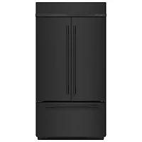 Kitchenaid 42" 24.2 Cu. Ft. Built-in French Door Refrigerator (KBFN542SBE) - Black Ore
