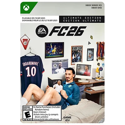 EA Sports FC 26 Ultimate Edition (Xbox Series X|S & Xbox One) - Digital Download