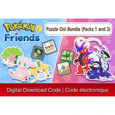 Pokemon Friends Puzzle On! Bundle (Packs 1 & 2) (Switch) - Digital Download
