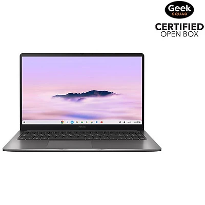Boîte ouverte - Chromebook Plus de 15,6 po CX15 d'ASUS avec 12 mois de forfait Google AI Pro (Core 3 N355 d'Intel/RAM 8 Go/SSD 128 Go)