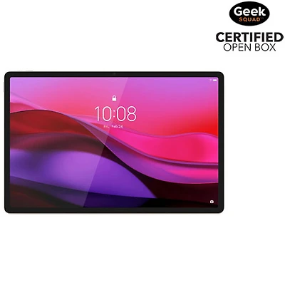 Open Box - Lenovo Yoga Tab Plus 12.7" 256GB Android 14 Tablet w/ Qualcomm Snapdragon 8 Gen 3 Processor, Keyboard & Pen - Seashell