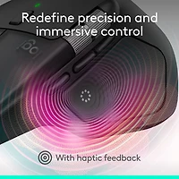 Souris optique Bluetooth MX Master 4 de Logitech avec retour haptique performant avancé - Noir - Exclusivité Best Buy