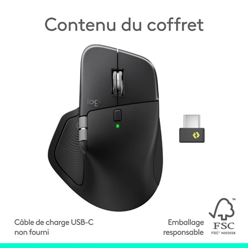 Logitech MX Master 4 Bluetooth Optical Mouse - Black - Only at Best Buy