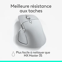 Logitech MX Master 4 Bluetooth Optical Mouse w/ Advanced Performance Haptic Feedback - Pale Grey