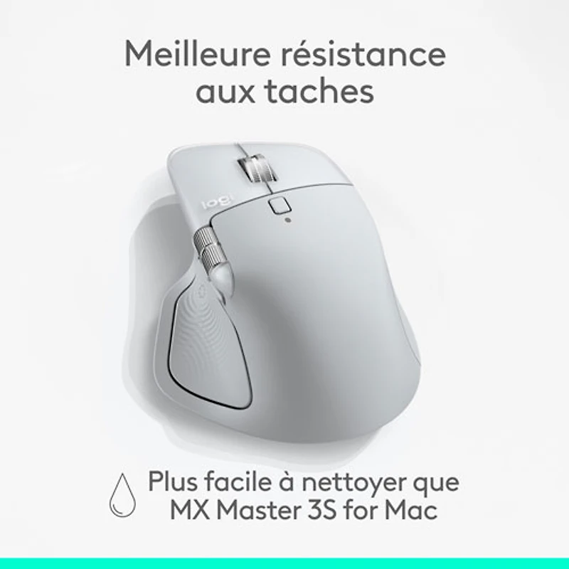 Logitech MX Master 4 Bluetooth Optical Mouse for Mac - White Silver - Only at Best Buy